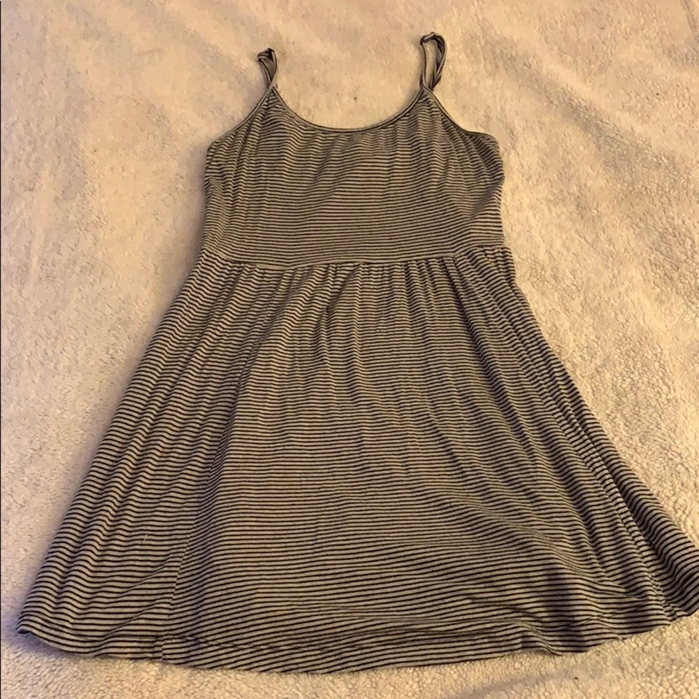 Brandy Melville Black and White Striped Dress